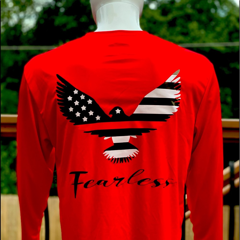 The Red Thin Line Dry-Fit T-shirts..